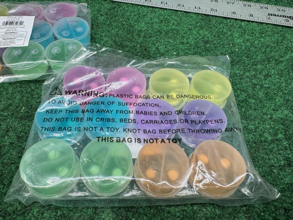 2 - Amoeba Putty Slime 1.5'' One Dozen