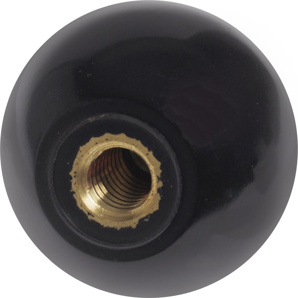 Ball Knob Female 3/4 X 10/32 Thread Replacement Handle Grip 4 Pack Black