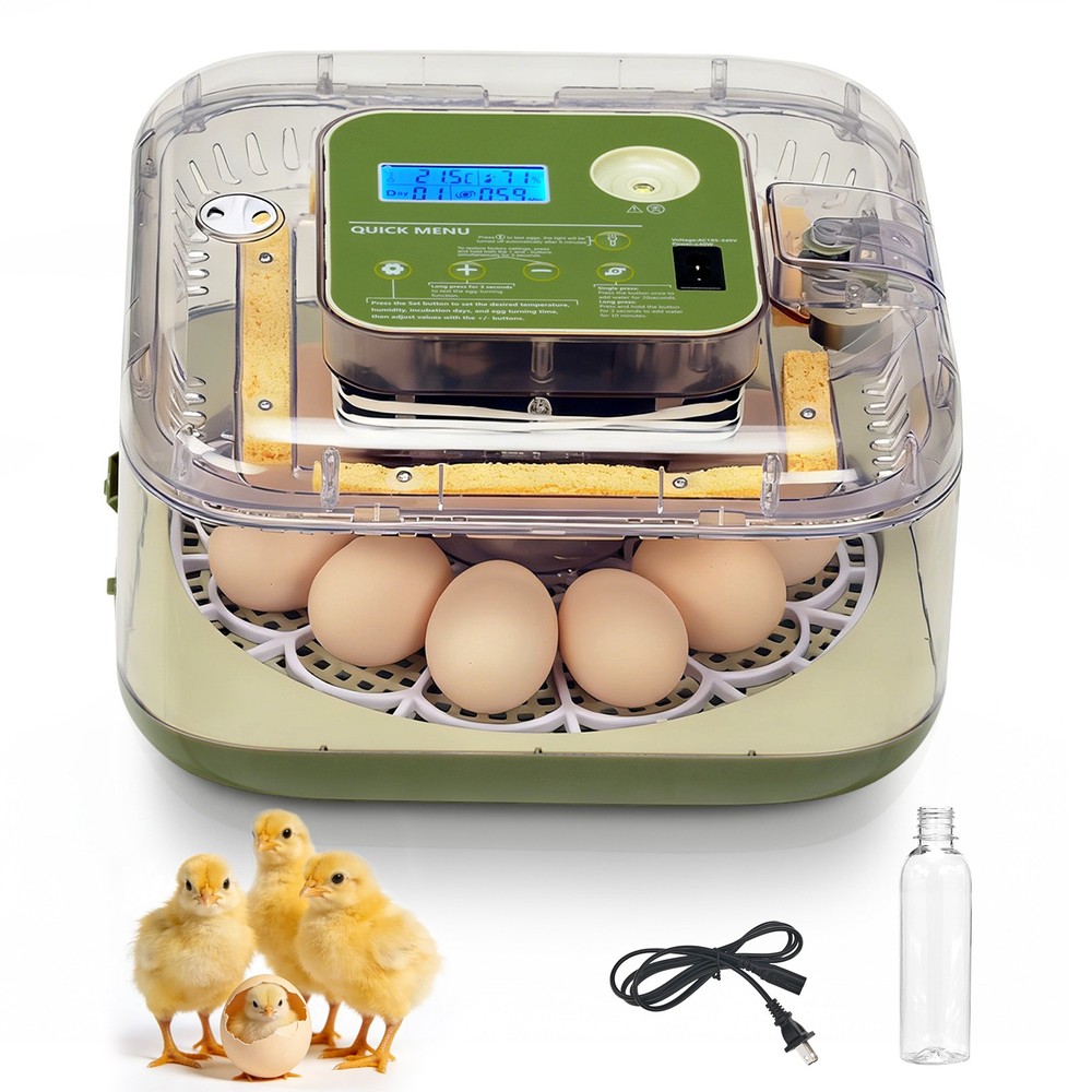 Automatic Egg Incubator for Hatching with Automatic Turning and Humidity-12 Eggs