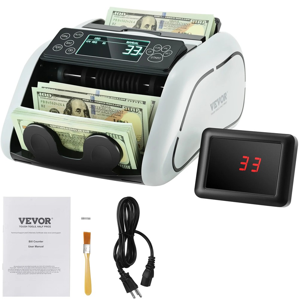 1000sheets/Min Money Currency Detector By UV/MG/IR/DD Function