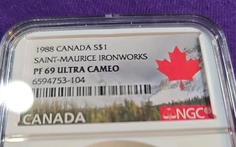 CANADA - Iron Works - Proof Silver Dollar - 1988 - Km-161