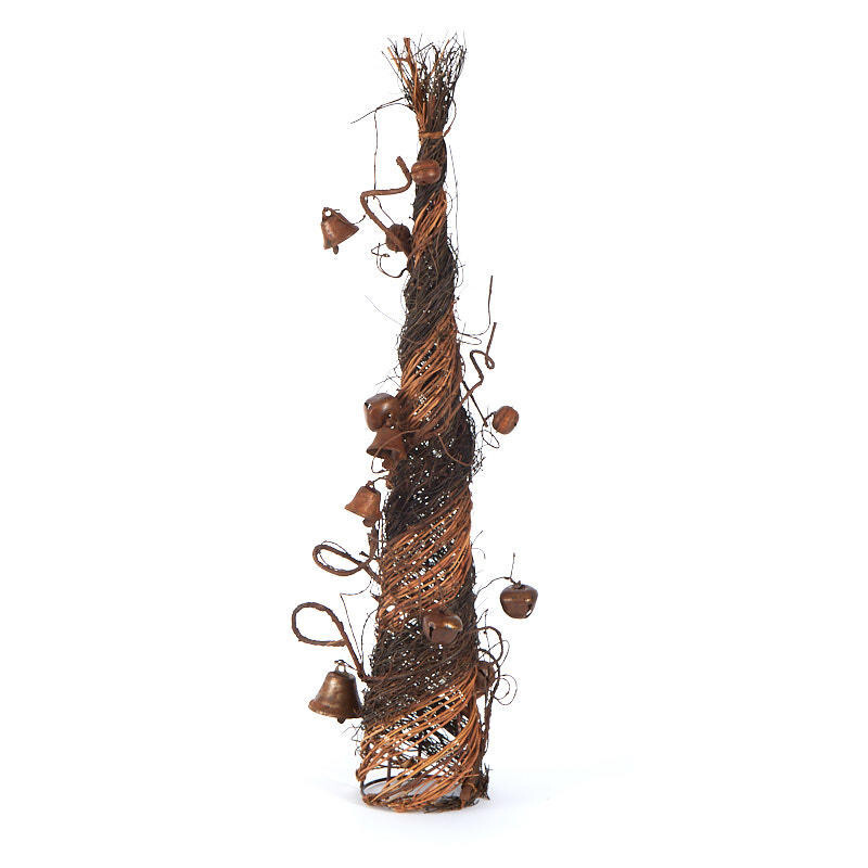 Grapevine Cone 22" Tree with Rustic Jingle and Liberty Bells