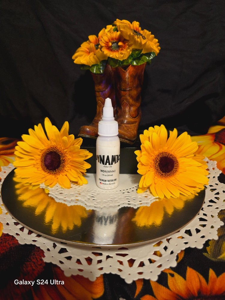 Dynamic TWD Triple White 1oz., WD1 White 1oz., 00 Ink Mixing Solution 8oz.