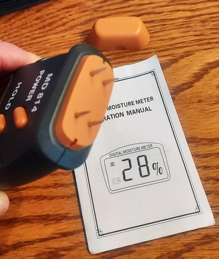 Digital Moisture Meter MD 814 tested works M