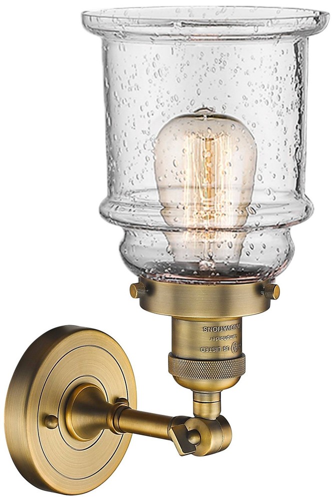 Canton 11" High Brushed Brass Adjustable Wall Sconce