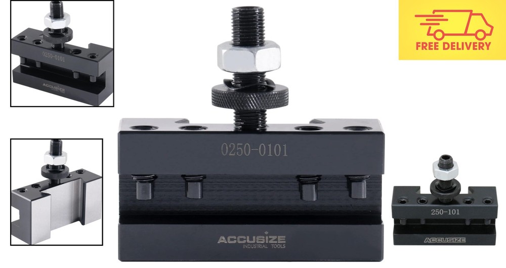 Compact AXA Tool Post Holder for Enhanced Machining with 1/2'' Tools