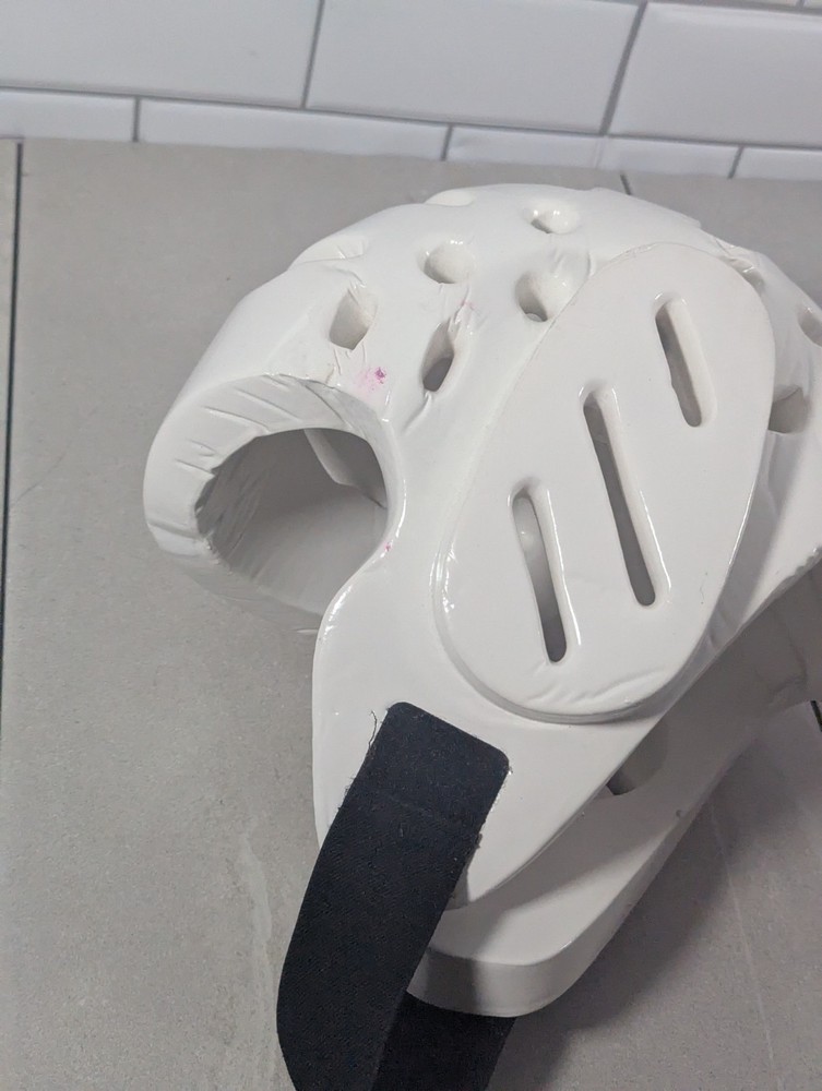 Pro Force Lightning Size Medium Sparring Headgear White