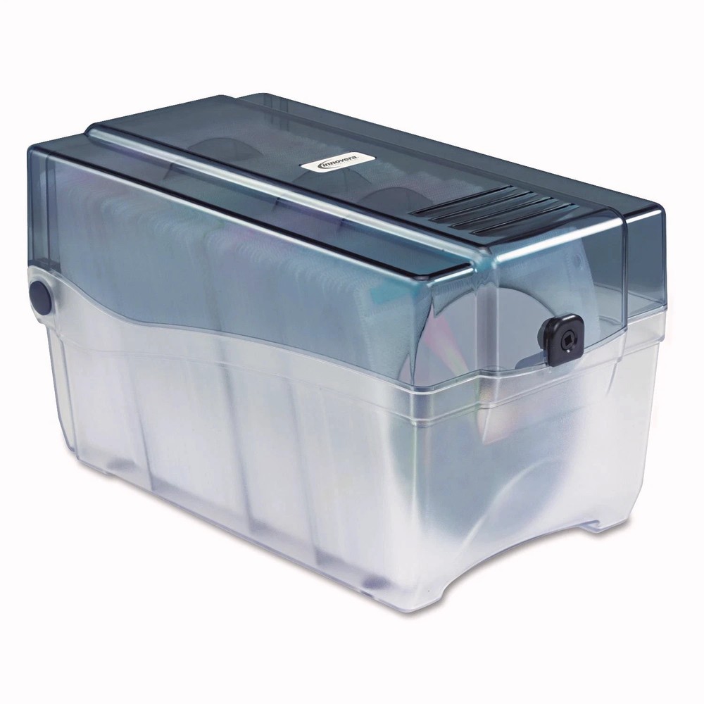CD/DVD Storage Case IVR39502 Each. Grey/Clear