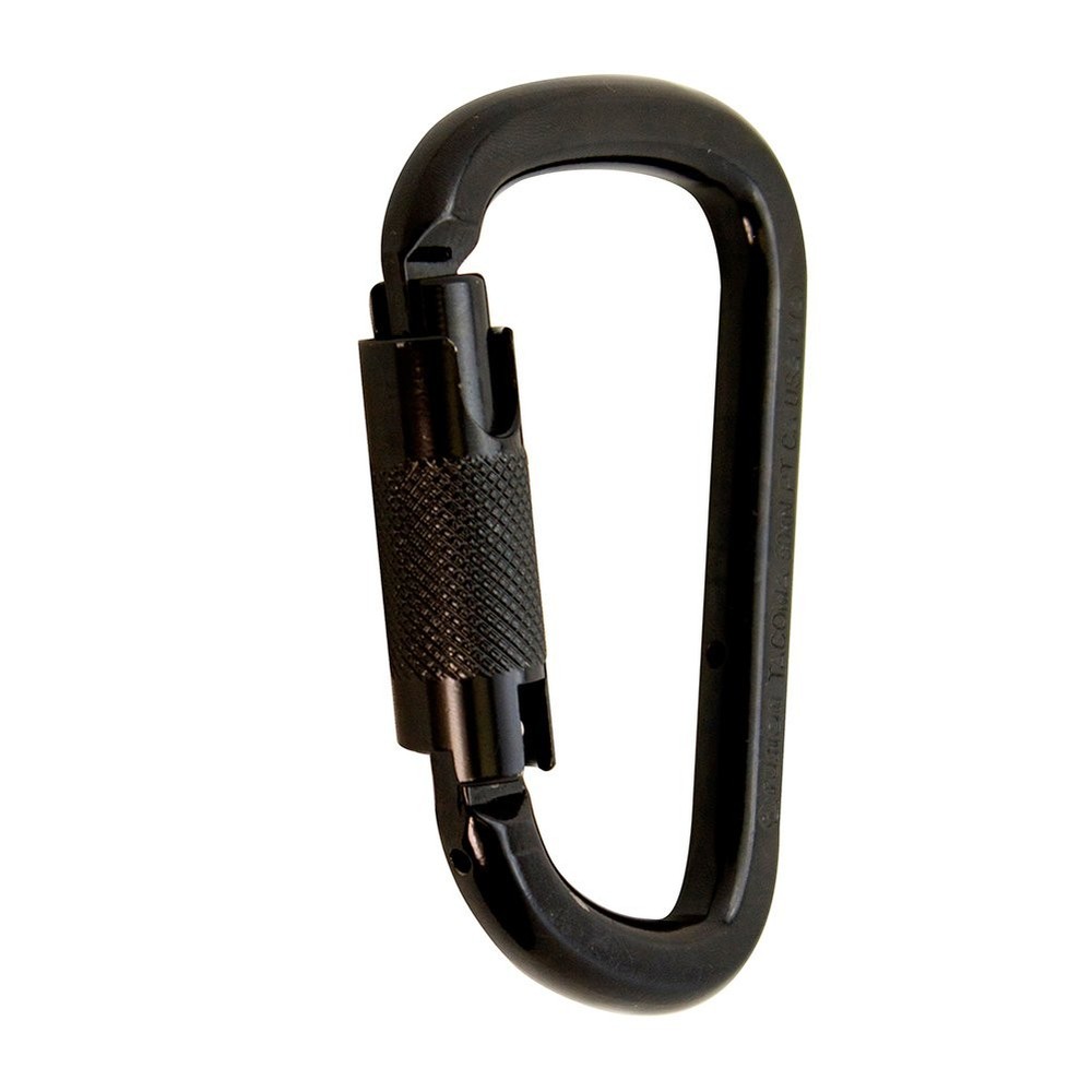 Triple Lock Carabiner Black