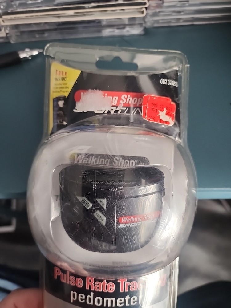 WALKING STOP Sportline Pulse Rate Tracking Pedometer Stop watch