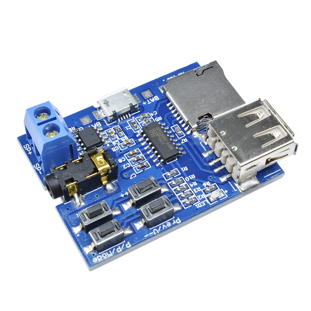 TF Card U Disk MP3 Format Decoder Board Aamplifier Decoding Audio Player Module