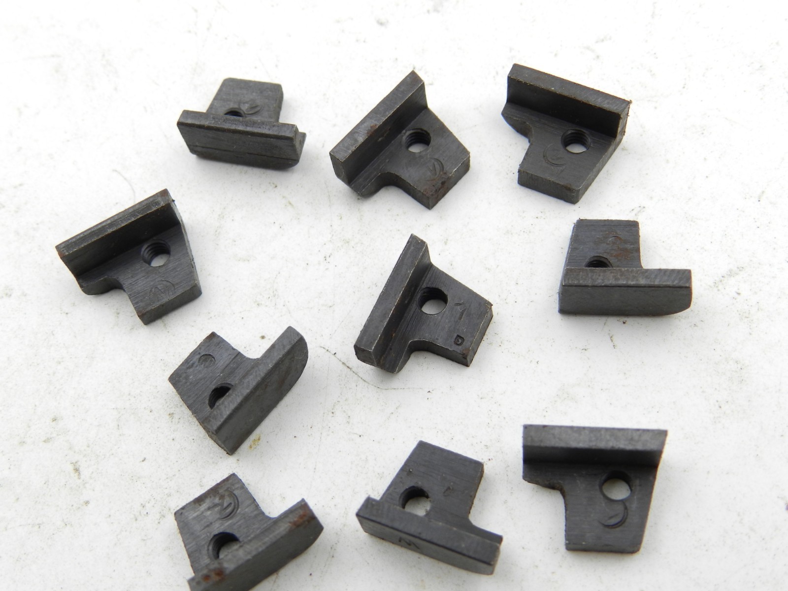 10 No. 4 Lee-Enfield Bolt Catch Plates - Bolt Release Stop Plate