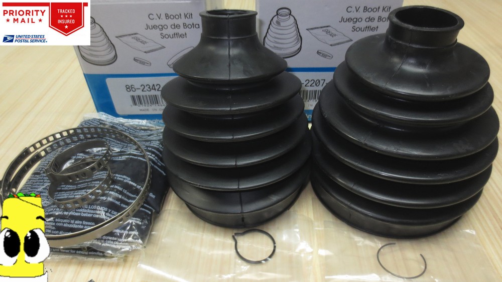 Front Inner & Outer CV Axle Boot Kit for Hummer H2 2003-2009 EMPI