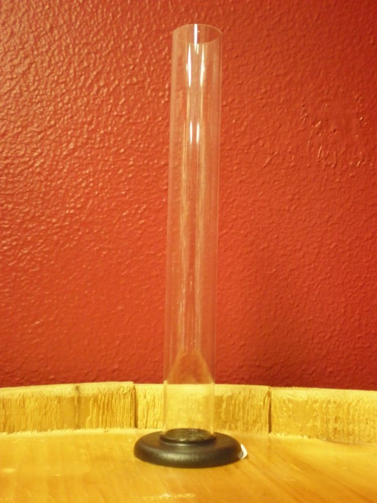 10" Hydrometer Test Jar, Fermtech Plastic Hydrometer Test Tube