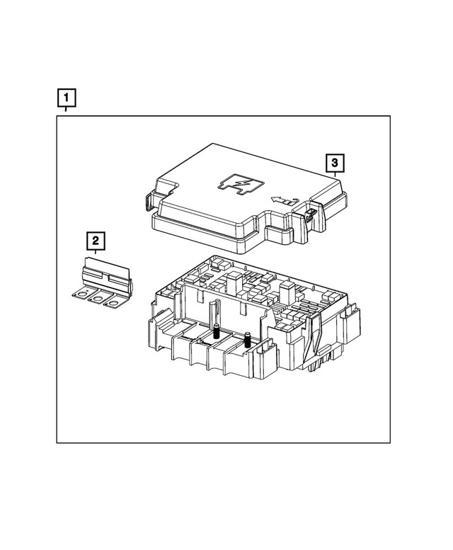 Genuine Mopar High Current Fuse Array 68498509aa
