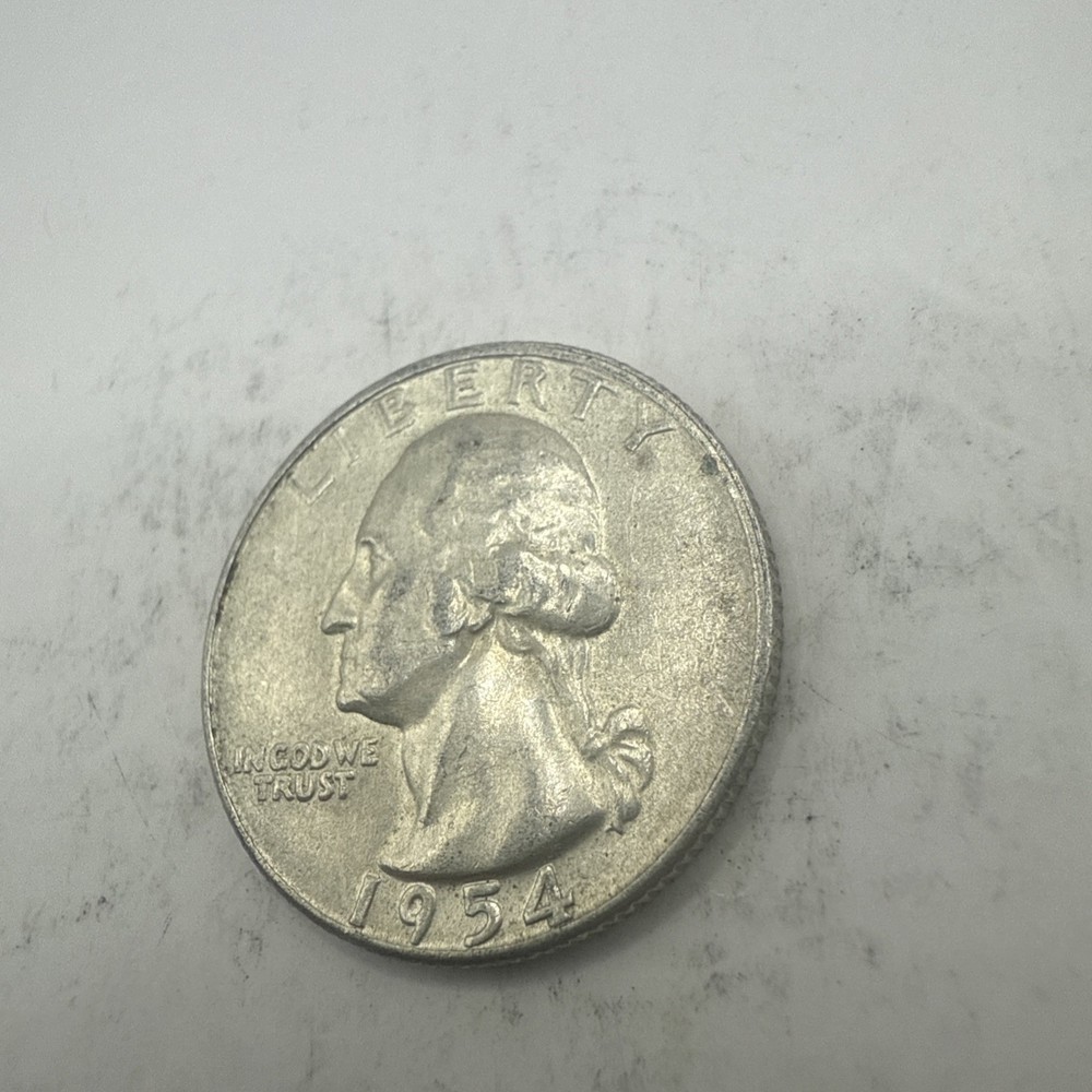 1954 D WASHINGTON QUARTER SILVER #50038