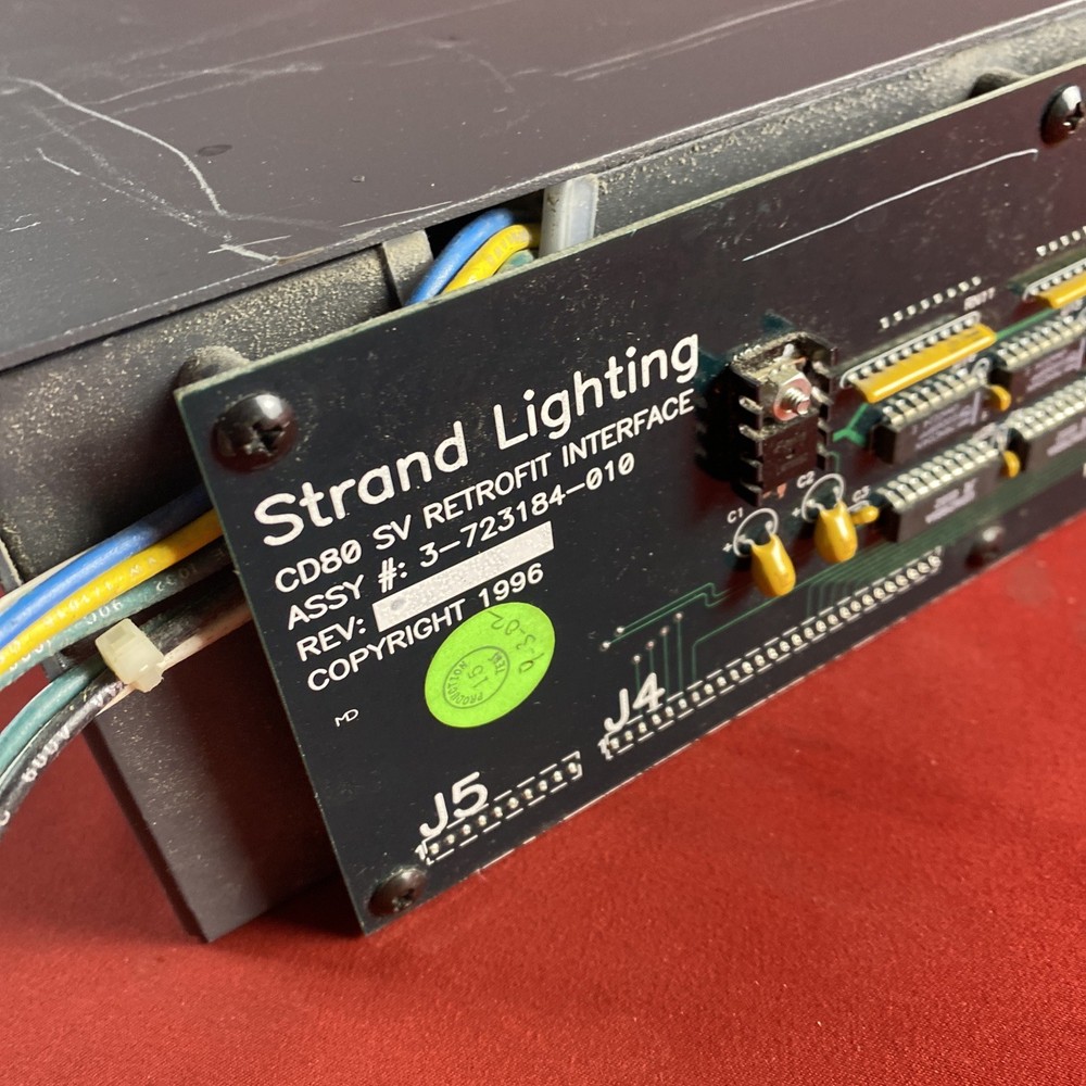 Strand Lighting CD 80 Supervisor Processor Retro Kit - Untested For Parts As Is