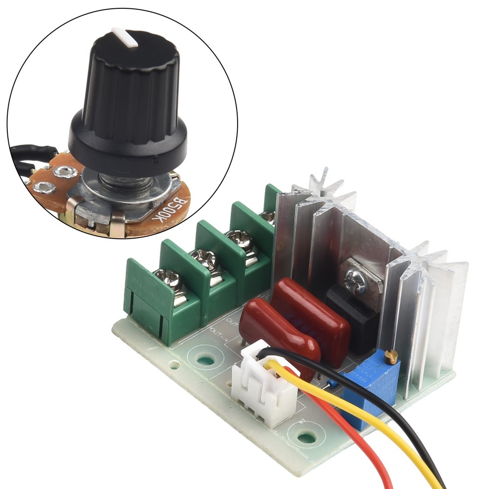 Adjustable 220V 2000W SCR Dimmer for Temperature and Brightness Control