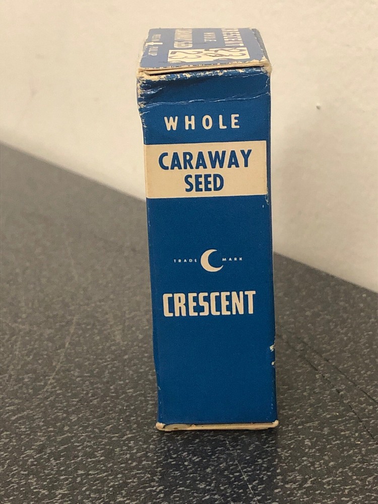 Crescent Whole Caraway Seed Spice Box 2 oz Blue