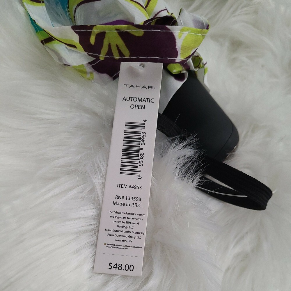 NEW Tahari Automatic Open Umbrella #4953 NWT
