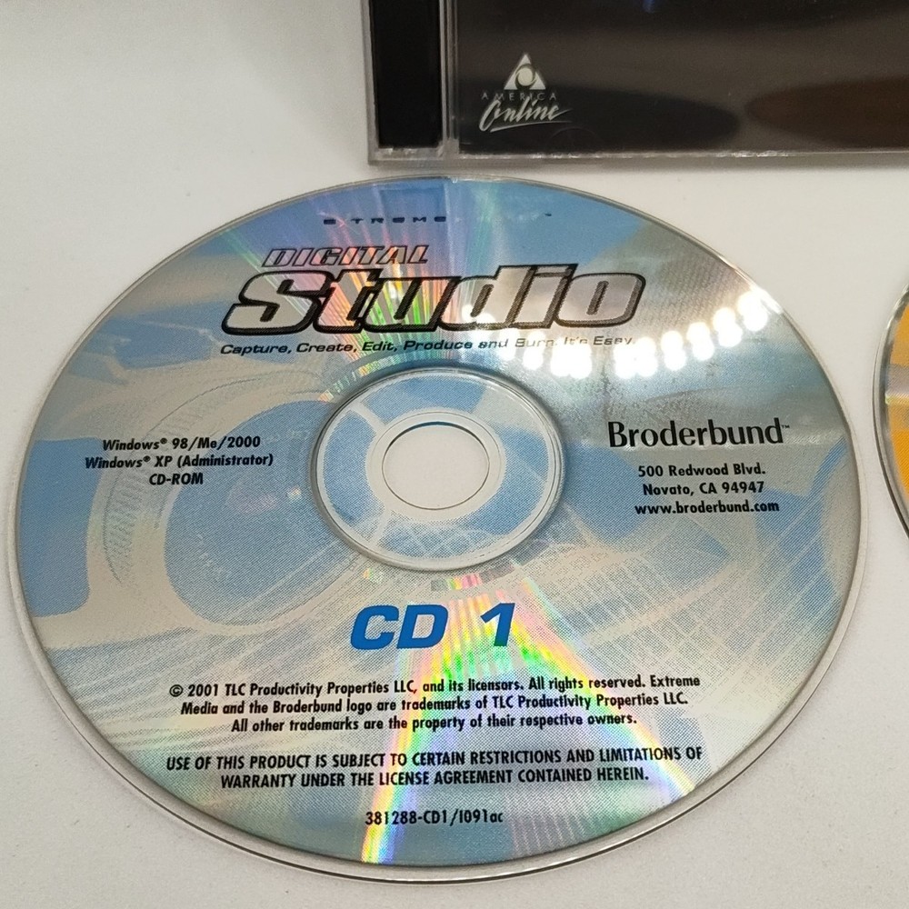 Extreme Media Digital Studio Capture, Create, Edit, Produce & Burn PC ROM 2 Disc