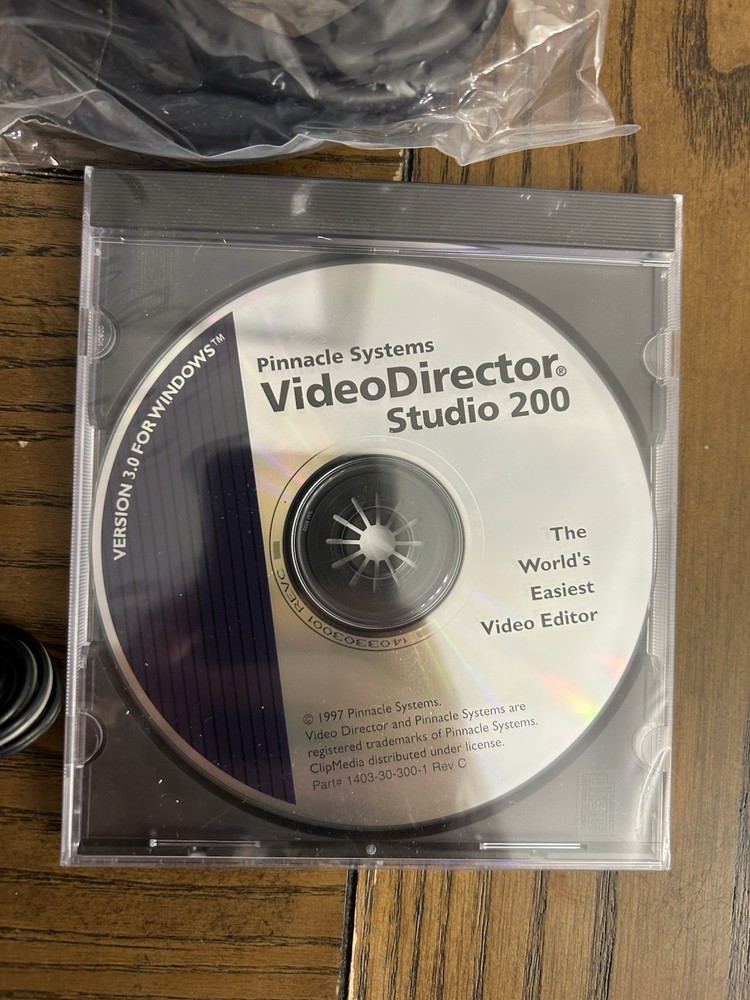 Pinnacle Systems Video Director Studio 200 Windows Video Editor New No Box