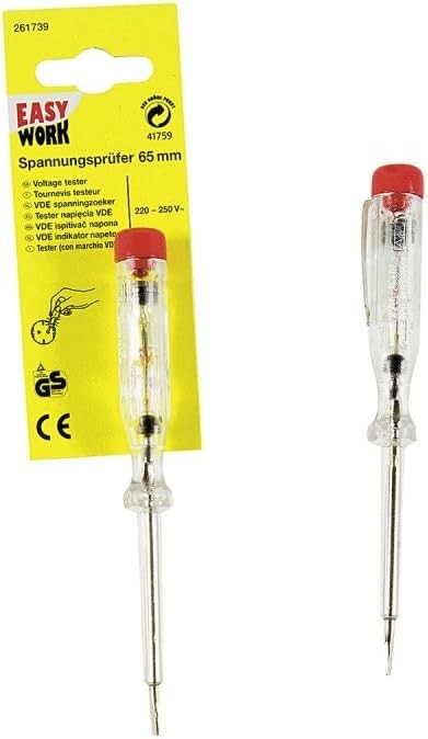 Easy Work Voltage Tester Phase Tester 65mm - One Piece,