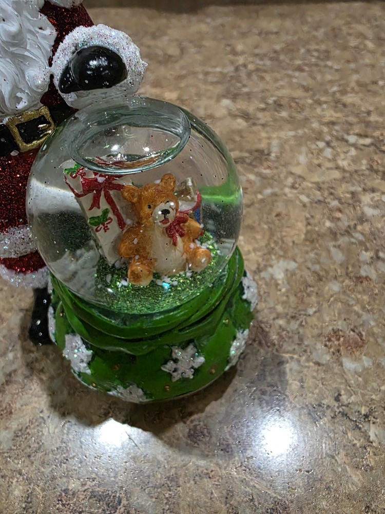 Christopher Radko Santa Snow Globe 2017 Home For The Holidays w/ Box Nutcracker