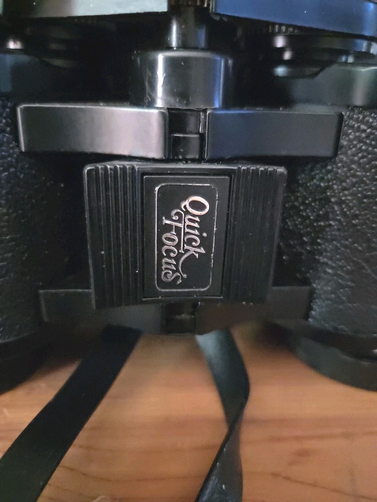 Vintage Sears 7x35mm Wide Angle Binoculars & Case NICE