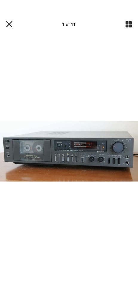 Technics M45 high end cassette deck.Direct Capstan.Serviced.220/110v