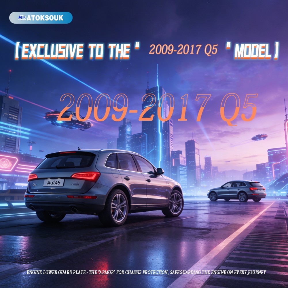 Engine Skid Plate For Audi Q5 2009-2017 Splash Guard Undercarriage shield