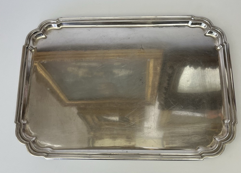 TIFFANY & CO STERLING SILVER RECTANGULAR TRAY CIRCA 1955