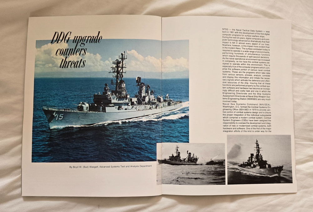 Interface Special Edition 1982 NSWSES US Navy Magazine Book
