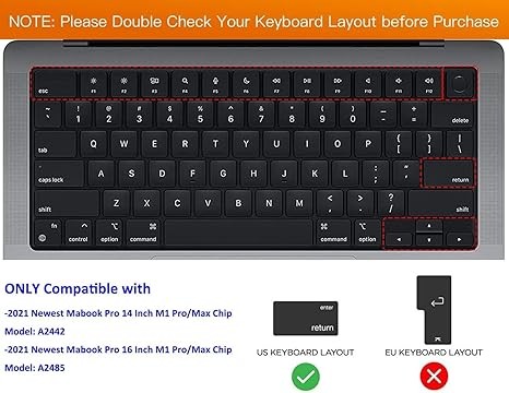 MacBook Keyboard Protective Cover