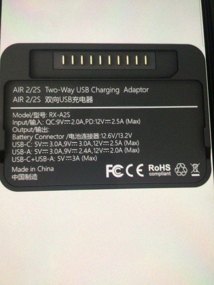 Lightmeup charger adapter compatible with DJI mavic