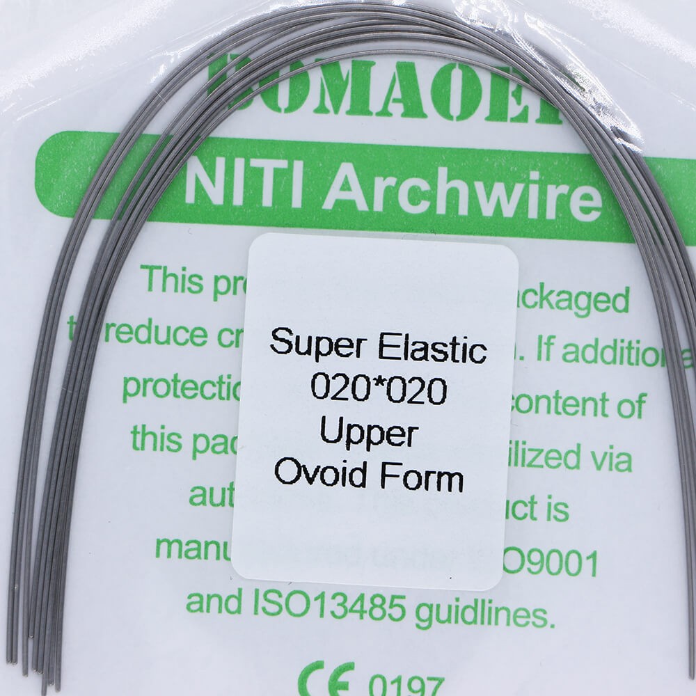 20×Dental Orthodontic Super Elastic Ni-Ti Arch Rectangular Wire Oval 20×20 Upper