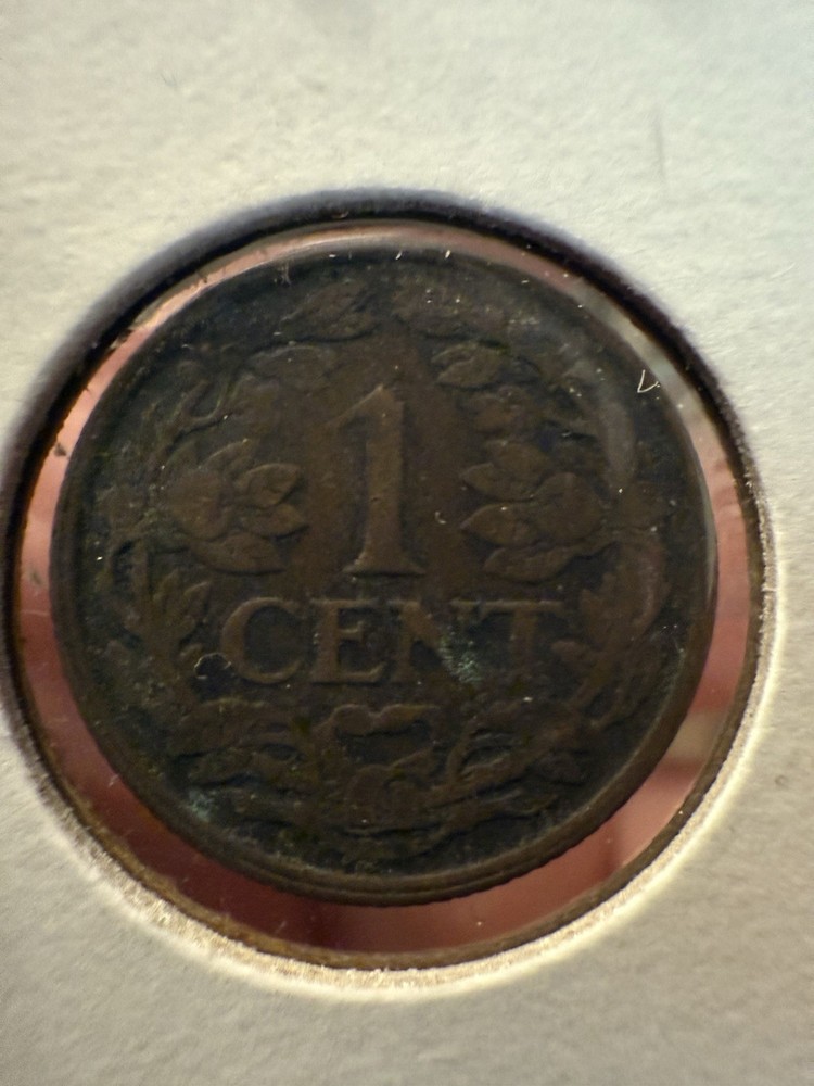 1921 Netherlands 1 Cent