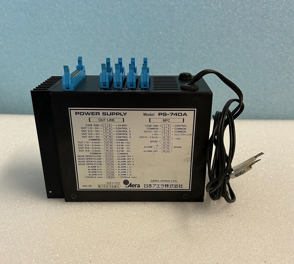 Aera PS-74DA 4-Channels MFC Power Supply.