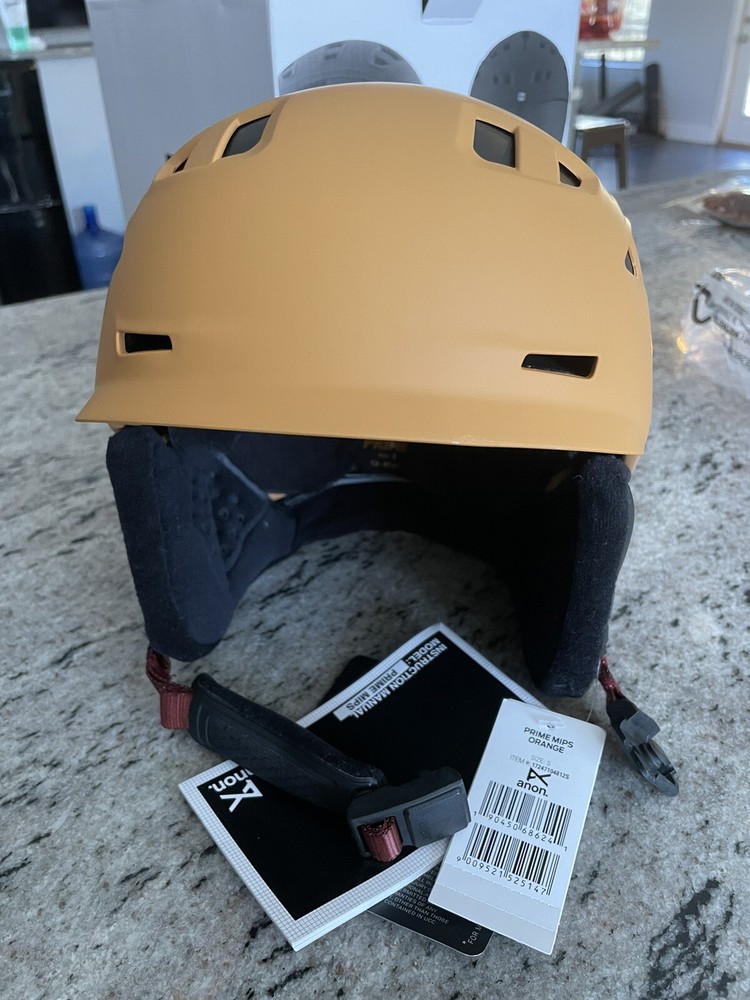 Anon prime Mips Helmet S Orange/ Tan Men’s
