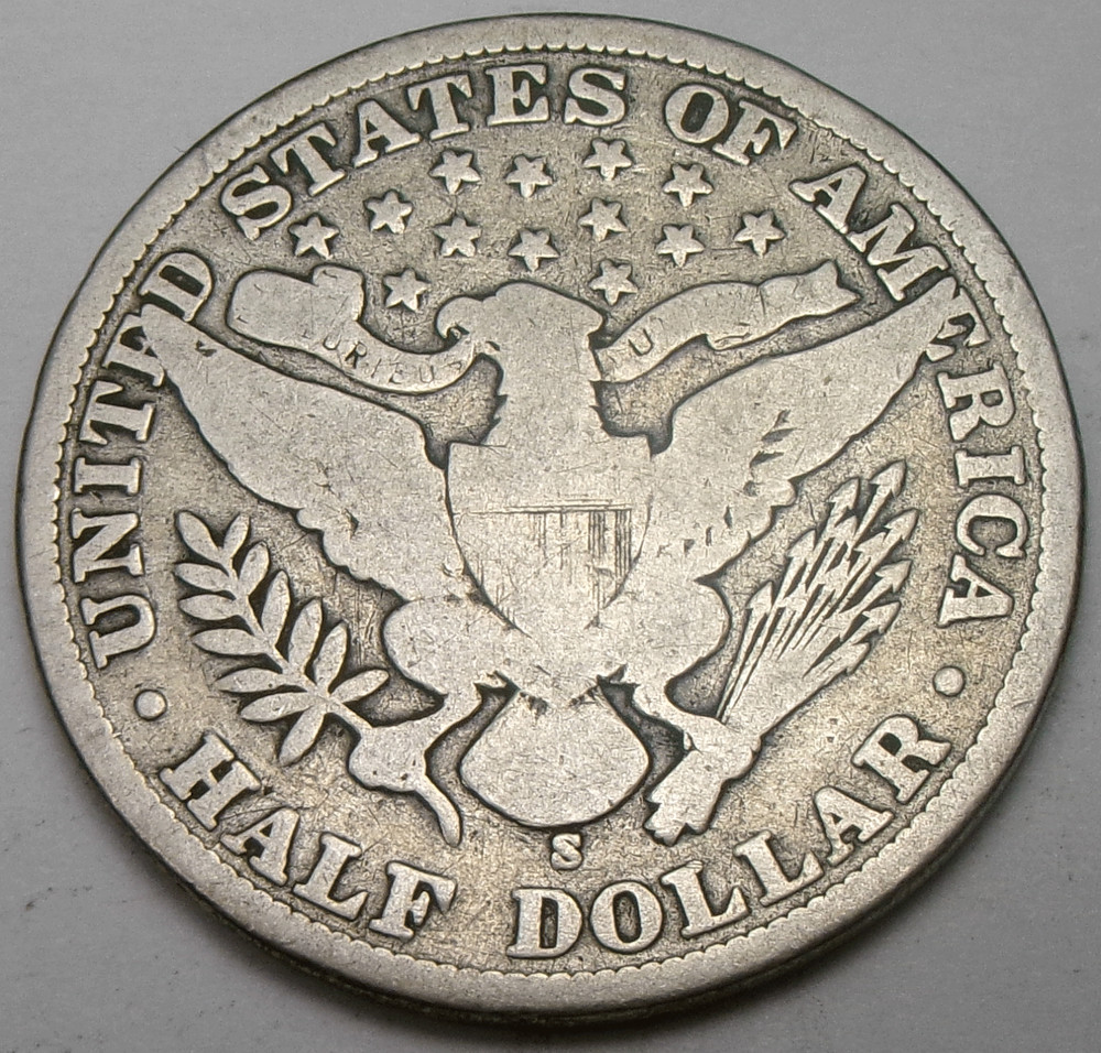 1904-S Barber 50¢ Half Dollar