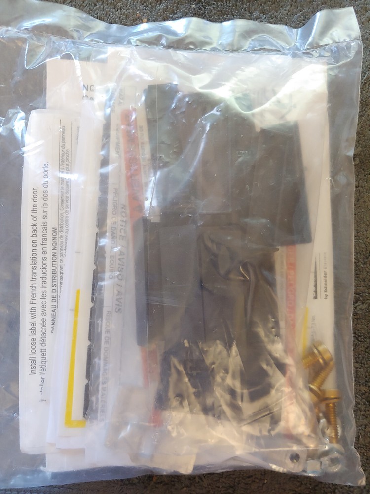 Hardware Kit for Square D, NQ/NQM PanelBoards QONQ Load Centers