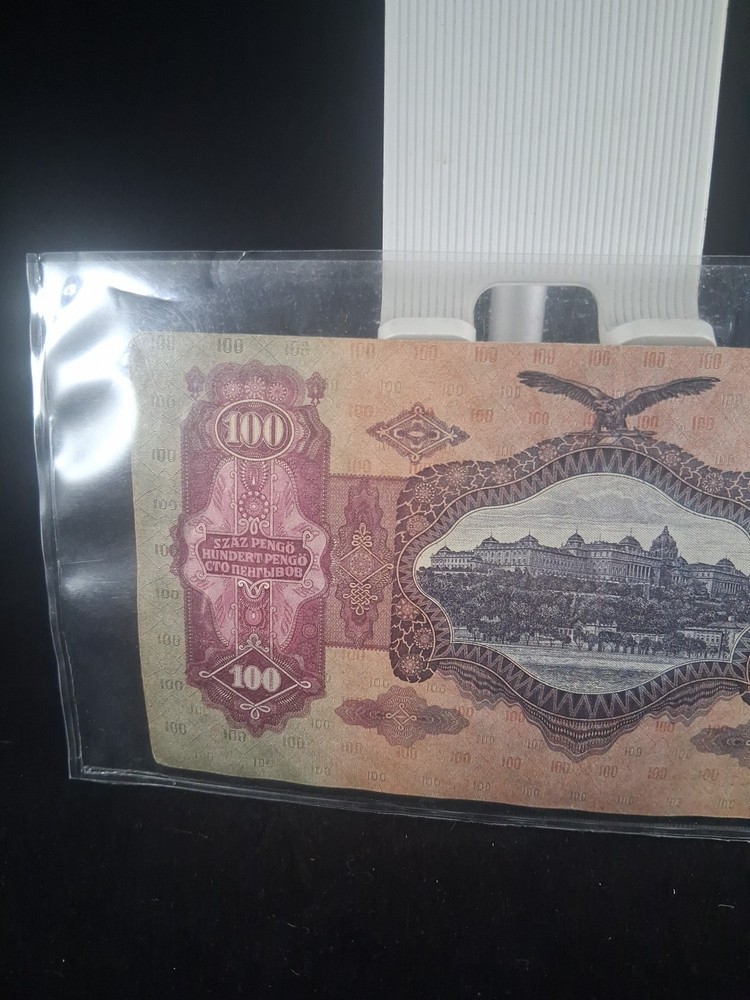 1930 HUNGARY 100 PENGO BANKNOTE VF