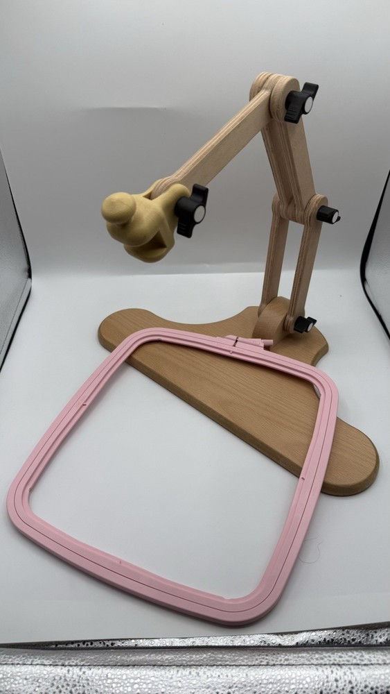 Nurge Embroidery Table Stand with Rectangular Embroidery Hoop 280 mm