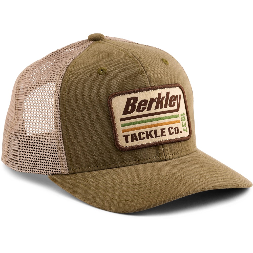 Berkley Striper Trucker Cap Olive Khaki