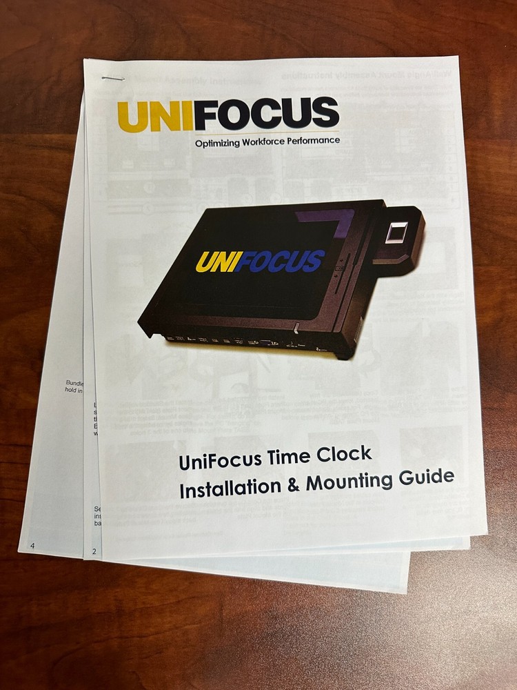 NEW Unifocus Time Clock Mounting Installation Bracket