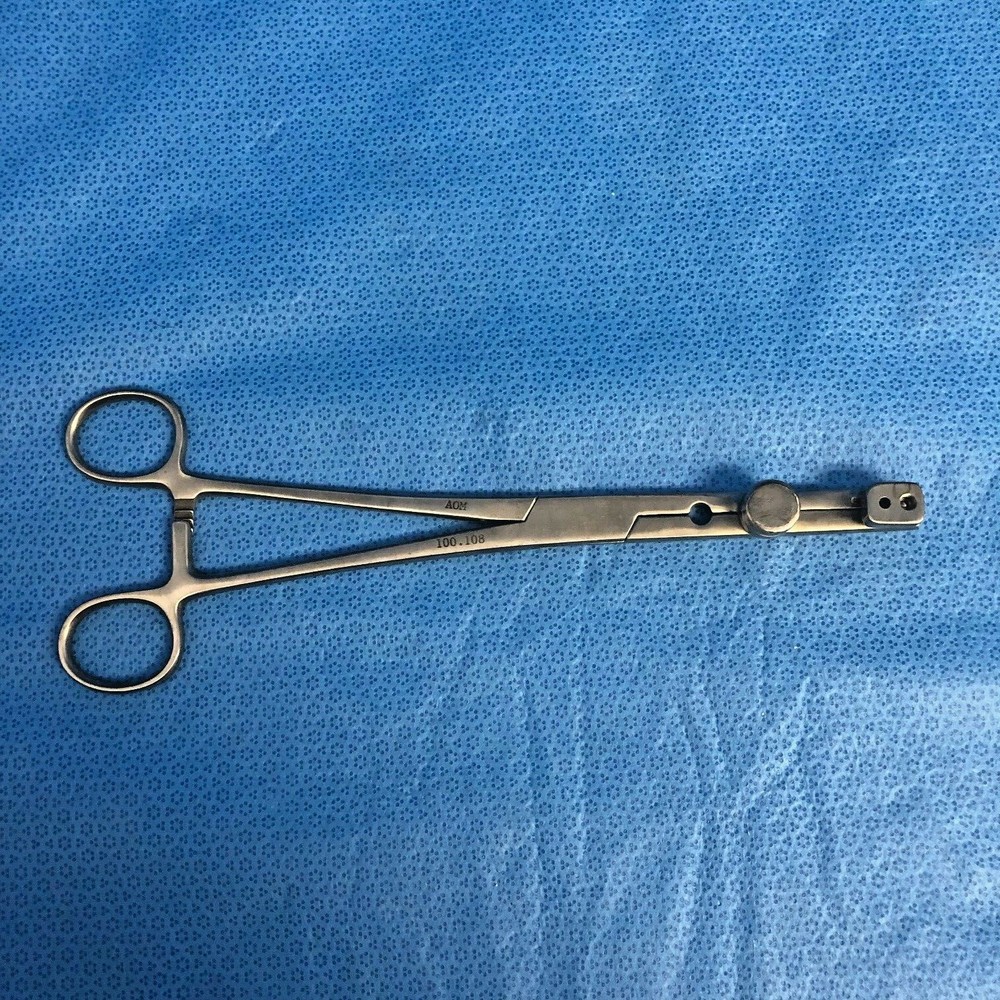 AOM 100.108 Large Rod/ Wire Holding Forcep Orthopedic