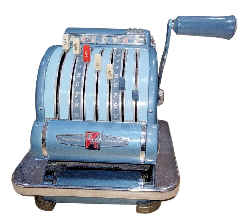 Vintage F&E Hedman Company Check Protector Series 900