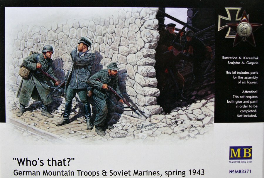 Who’s that?, German Mountain Troops & Soviet Marines, spring 1/35 MasterBox 3571