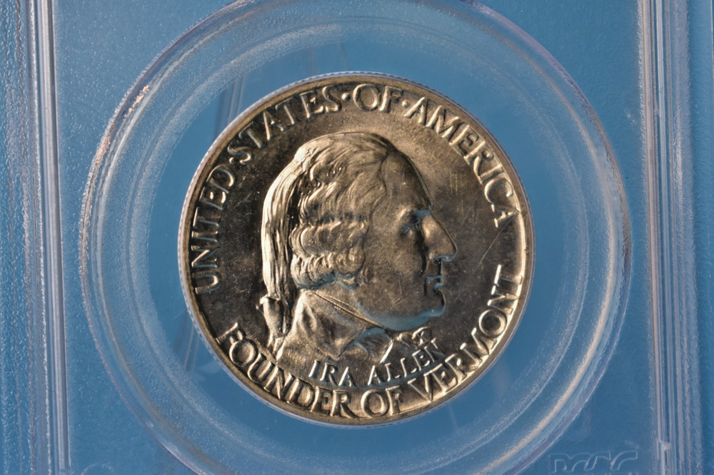 1927 Vermont Sesquicentennial Commemorative Half PCGS MS63