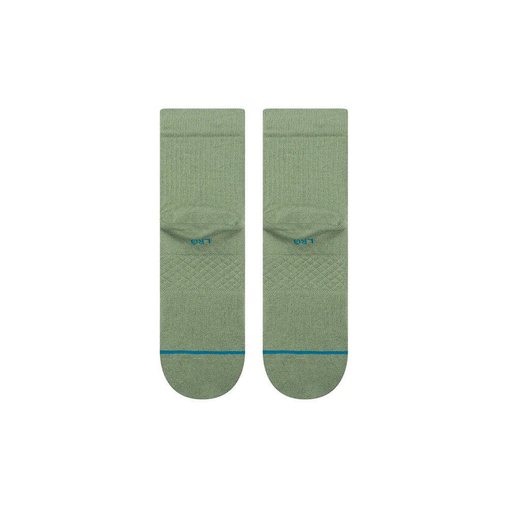 Stance Icon Quarter 1 Pack Sage Socks Size L 9-13